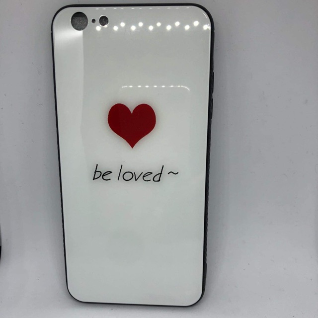 Ốp lưng thời trang mặt lưng kính cho iphone 6 plus/6s plus
