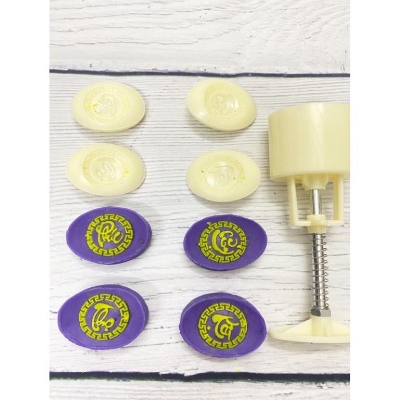 Khuôn làm bánh Trung Thu Thỏi Vàng Phúc Lộc Thọ Tài 50g