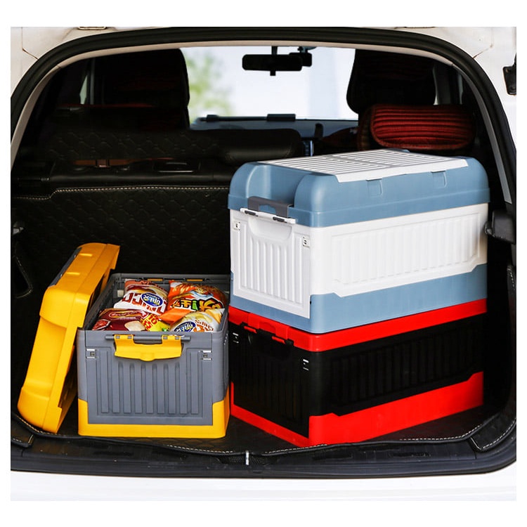 Thùng đựng đồ ô tô xe hơi - thùng đựng đồ gấp gọn đa năng 45 lít siêu dày