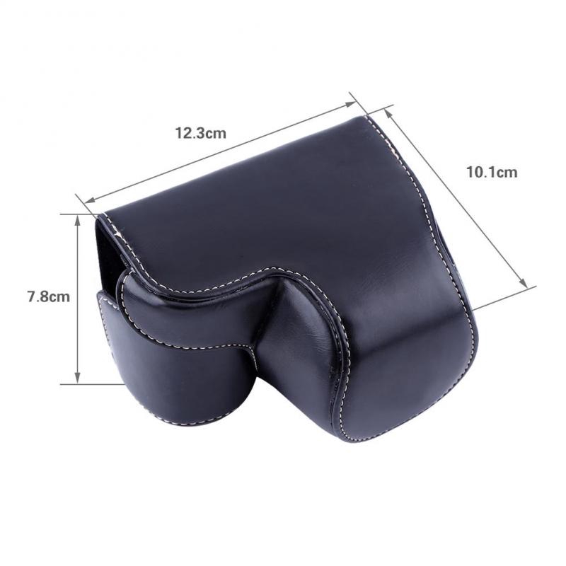 3 Colors PU Leather Camera Case Bag For Sony A6000 And 16-50mm Lens