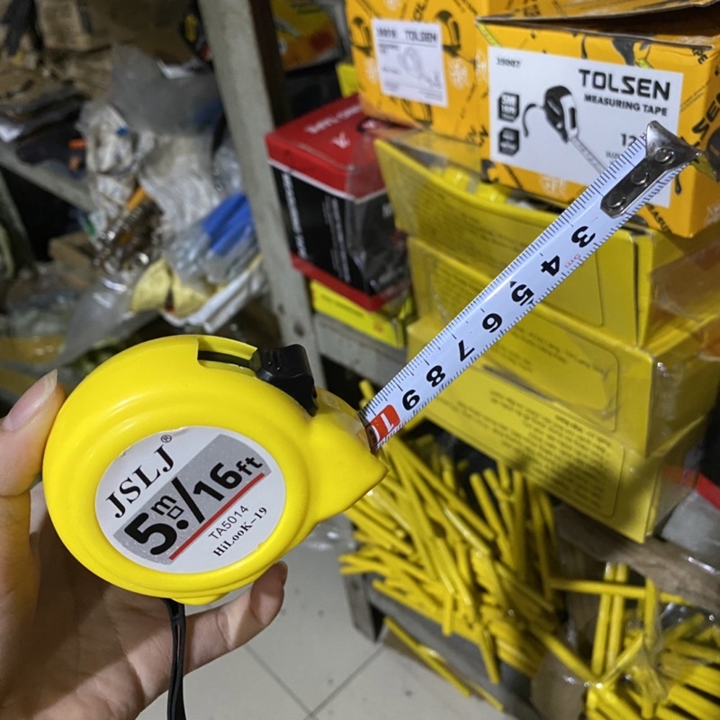 Thước kéo, thước rút Land lỗ ban, Tolsen 5m, 7,5m, 10m số to, bản rộng đẹp giá rẻ