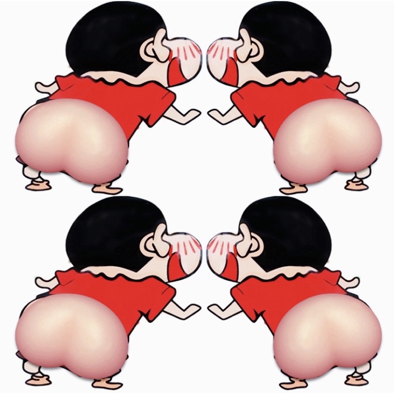 Set 1 / 2 miếng dán chống va đập kiểu dáng hoạt hình 3D vui nhộn đáng yêu dành cho trẻ em