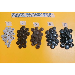 Combo 10 nút áo,cúc áo,khuy áo màu