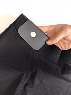 Quần legging phối nắp da B.B