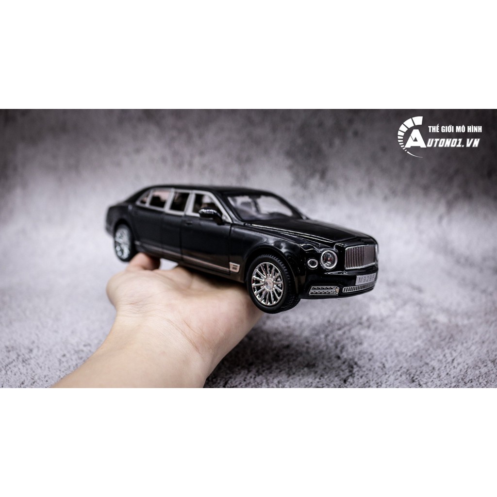 MÔ HÌNH XE BENTLEY MULSANNE BLACK 1 24 XLG 6229