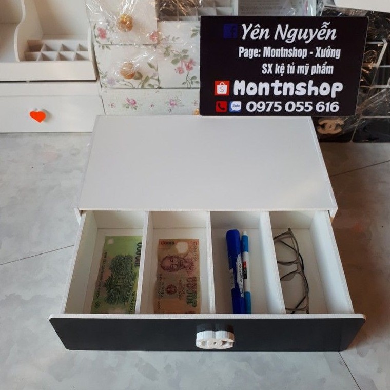 Hộp chia tiền thu ngân loại to 35cm