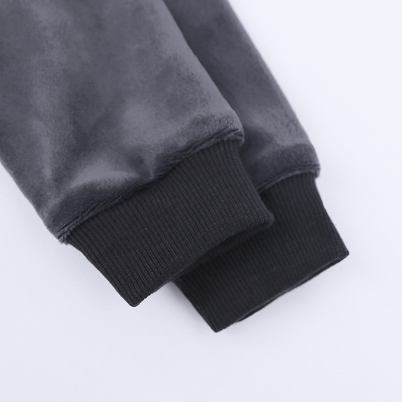 BEAR LEADER Bộ Đồ Thời Trang Thu Đông Gồm Áo Hoodie Và Quần In Họa Tiết Chú Gấu Dễ Thương Cho Bé Gái