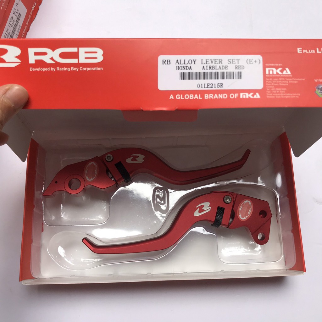 1 Đôi tay phanh (tay thắng) Air Blade chính hãng RCB - cực xịn xò - bảo hành 1 năm - 5 màu đỏ đen vàng bạc xnah dương