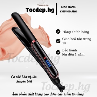 Máy ép duỗi tóc, uốn xoăn tóc Hàn Quốc 3in1 , là tóc cao cấp, máy duỗi tóc Cao cấp NA-8868 Tocdep.hg