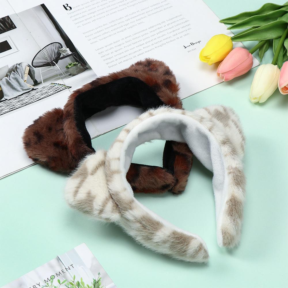 Băng Đô Tai Mèo Đơn Giản Dễ Thương Bằng Vải Lông Để Rửa Mặt Trang Điểm