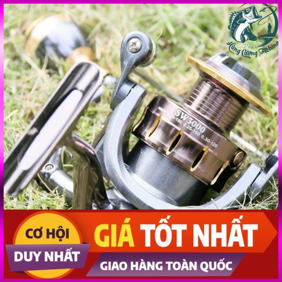 [Xả Kho 3 Ngày] Máy Câu Cá Deukio SW Độ Núm Tròn _Full Kim Loại_ Cực Chất,Siêu Khỏe