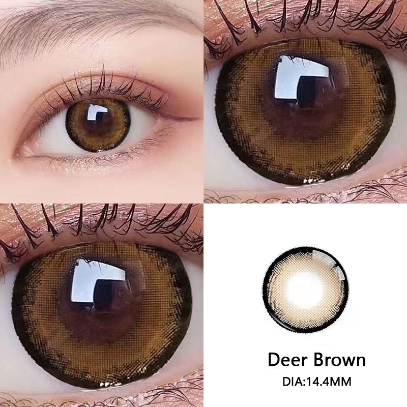 Kính áp tròng Colorhunter Dùng 1 Năm 14.4mm 0 - 8 Độ 1 cặp SLZ BBTH