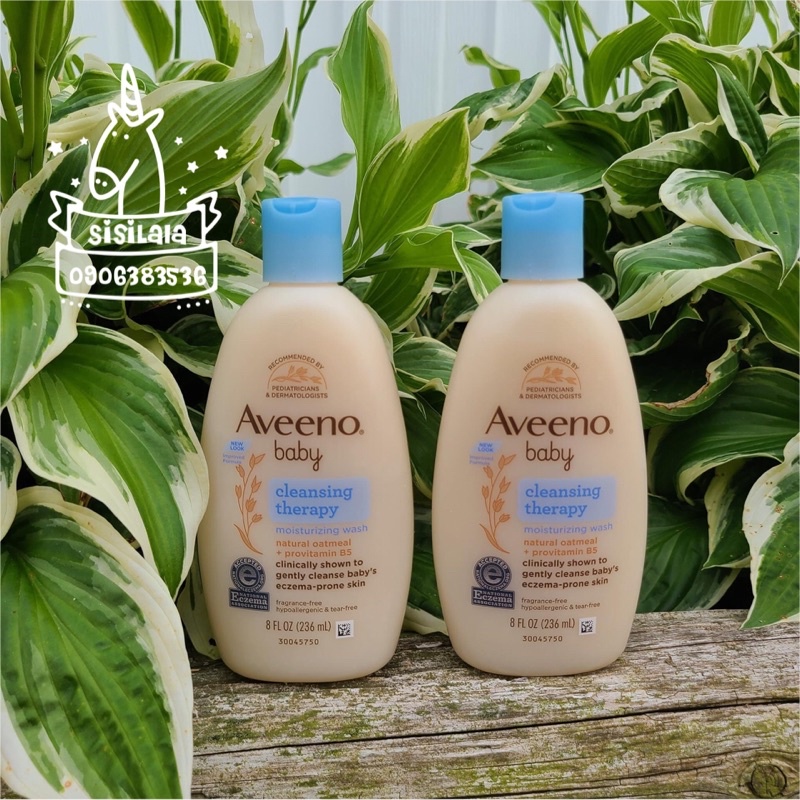 [Mẫu mới] Sữa tắm chàm , lác Aveeno Baby