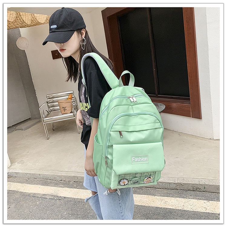 Balo thời trang phong cách Hàn Quốc dày dặn chống thấm nước dùng cho đi học đi chơi Fortune Mouse BLTT09183
