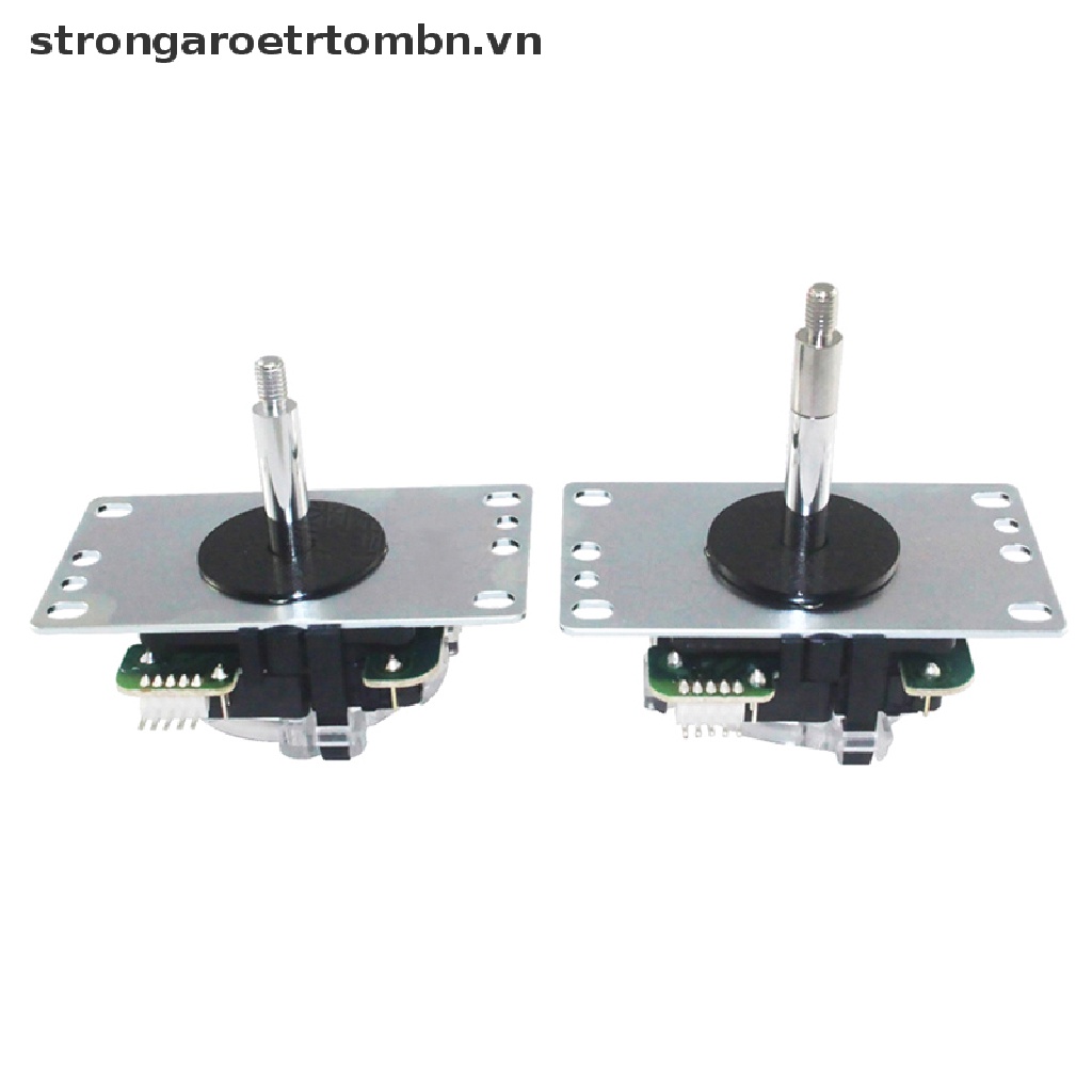 【strongaroetrtombn】 2Pcs Boxing Game Player Chrome Arcade Joystick Shaft Extender For SANWA Shimizu VN