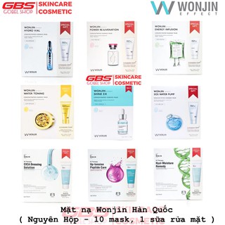 ( NGUYÊN HỘP ) Mặt nạ WONJIN Hàn Quốc Effect Energy Infusion/ Hydro Vial/ Power Rejuvenation/ Cica Dressing Solution