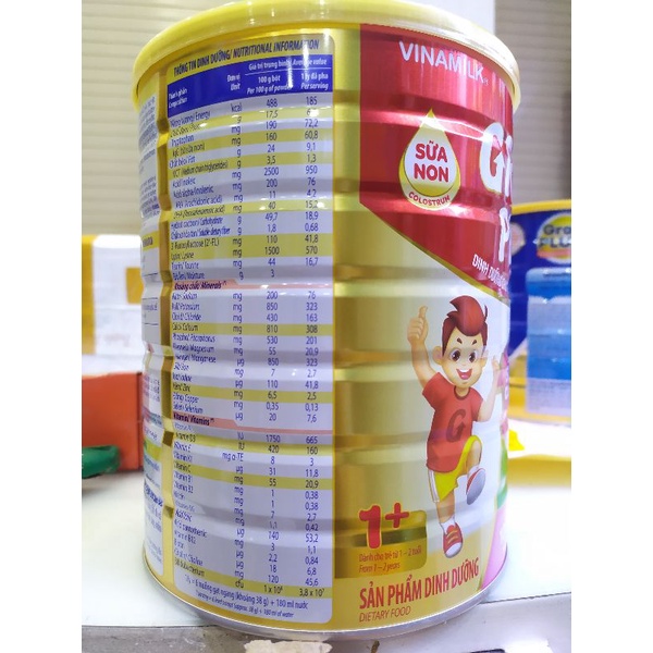 Sữa Dielac Grow Plus đỏ 1+ và 2+ 1,4kg