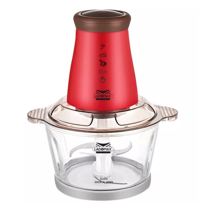 Máy xay thịt đa năng Ladomax HA-333 cối thủy tinh dung tích 2L công suất 400W giúp xay thịt dễ dàng