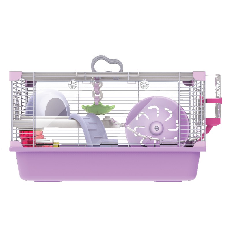 Lồng thế giới hoa oải hương 1 tầng dành cho mọi hamster