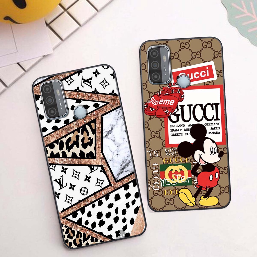 Ốp lưng Oppo A53 hình thương hiệu, thời trang, cute, đáng yêu