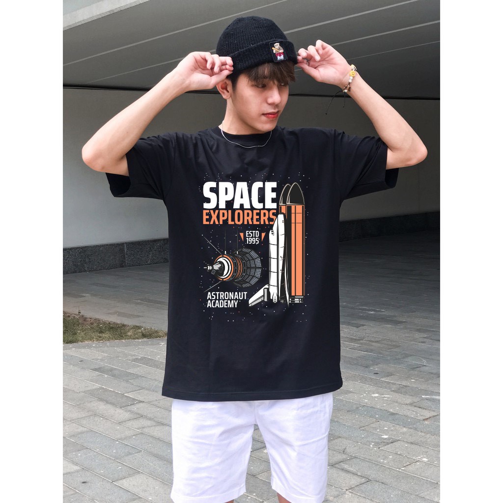 [UNISEX] Áo Thun Cotton 100% Form Rộng - Space Explorers | BigBuy360 - bigbuy360.vn