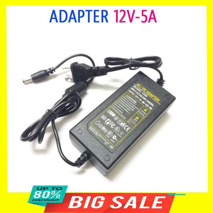 Nguồn adapter 12V 5A - Nguồn led RGB