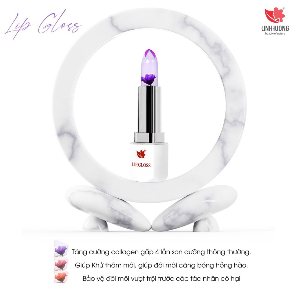 [Chính Hãng] son thạch ướp hoa linh hương lip gloss