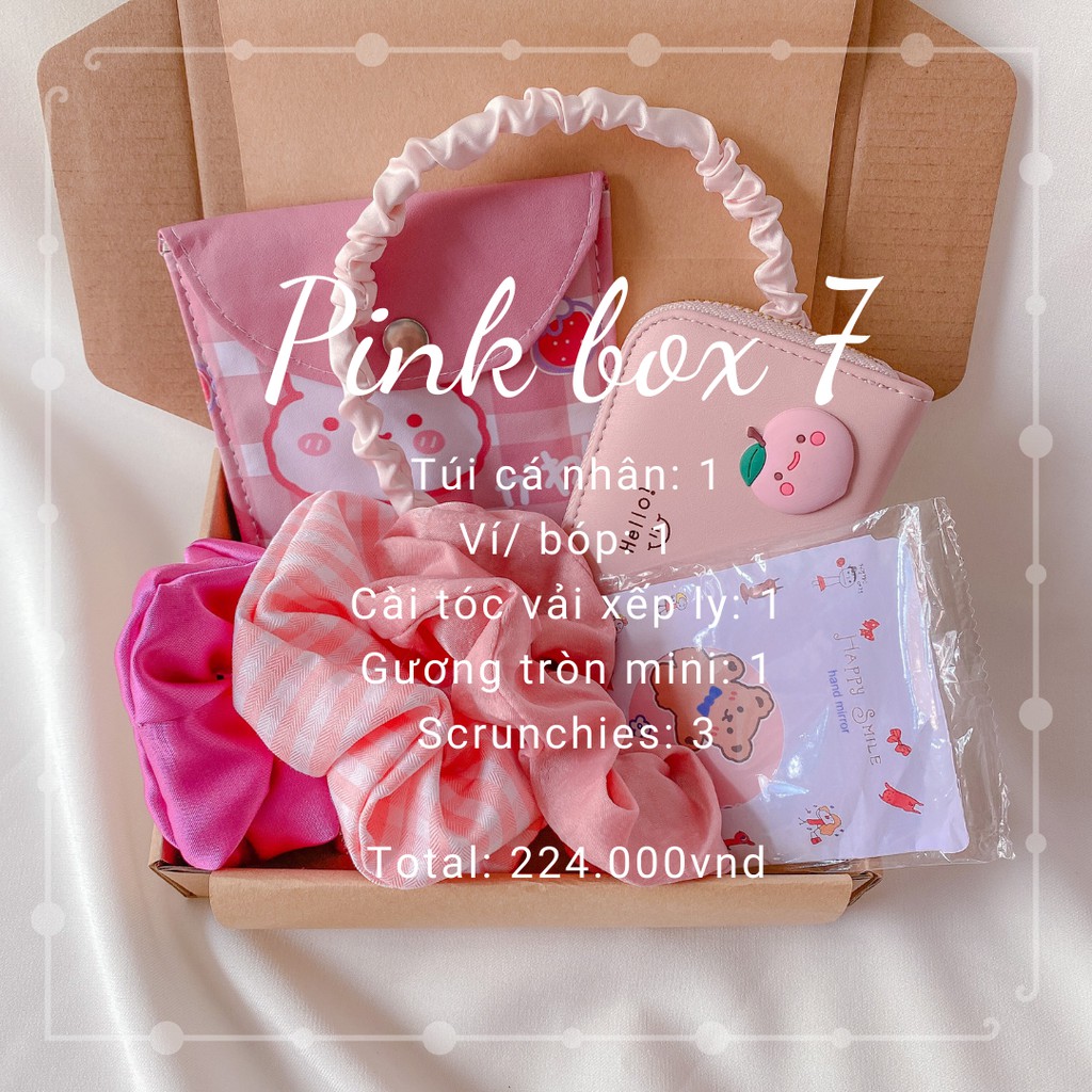 Set Quà Tặng Tone Hồng💖 Đặc Biệt Cho Bạn Nữ, 1 Box Gồm 2-6 Món Quà Dễ Thương | BigBuy360 - bigbuy360.vn