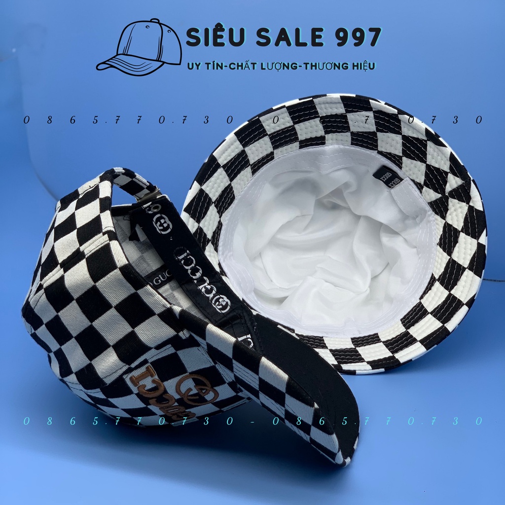 COMBO 2 CÁI KẾT + VÀNH GC HÌNH CA RÔ TRẮNG ĐEN CAO CẤP THỜI TRANG NAM NỮ