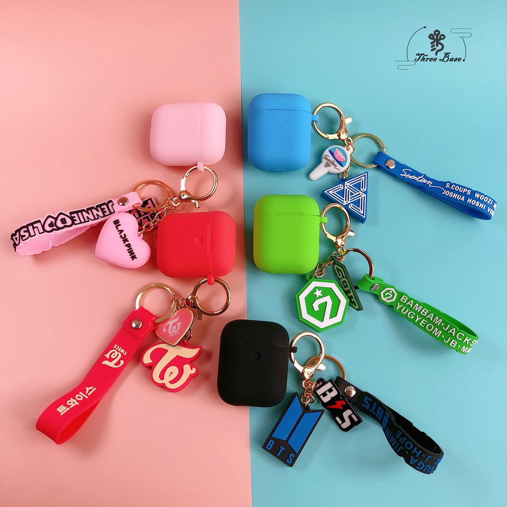 Vỏ Bảo Vệ Hộp Đựng Tai Nghe Airpods Pro Phong Cách Kpop Bts Exo SEVENTEEN Got7 Nct Blackpink Twice