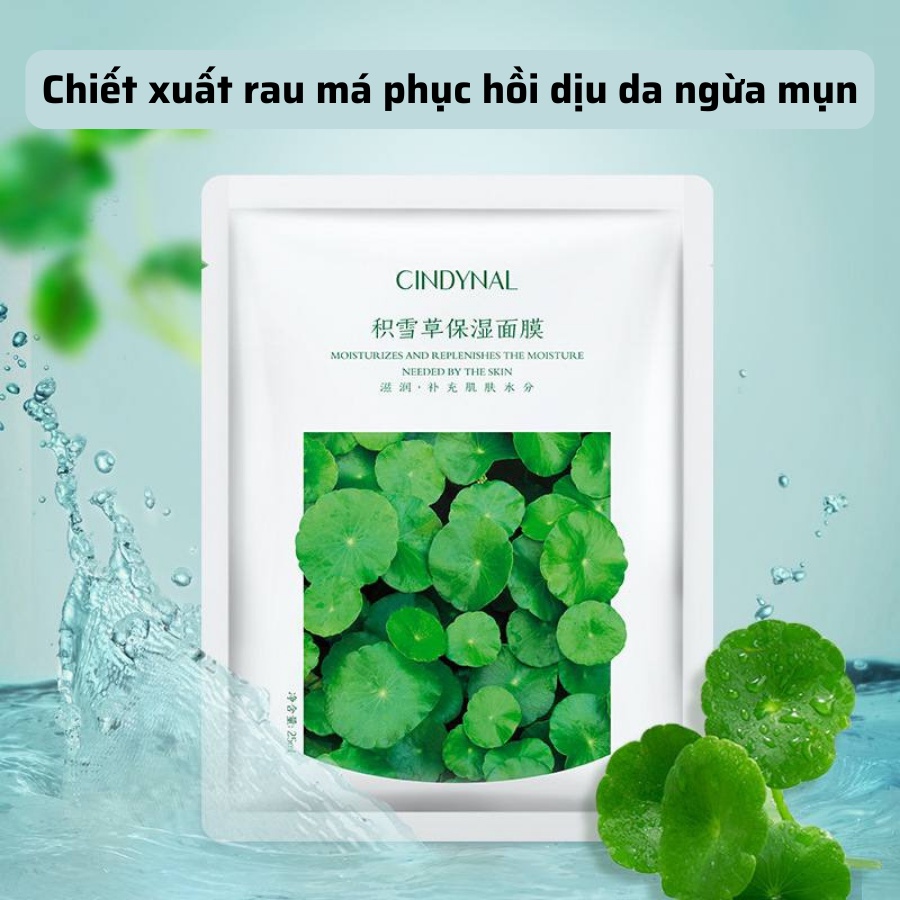 Mặt nạ sạch mụn kháng khuẩn chiết xuất ngải tây thảo dược làm sạch sâu và hạn chế tối đa mụn ẩn, mụn cám da sần