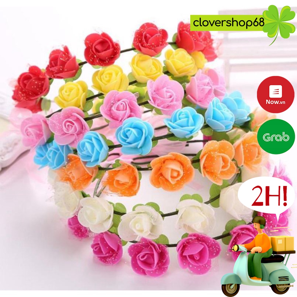 Vòng hoa đội đầu chụp ảnh kỷ yếu  Clovershop68