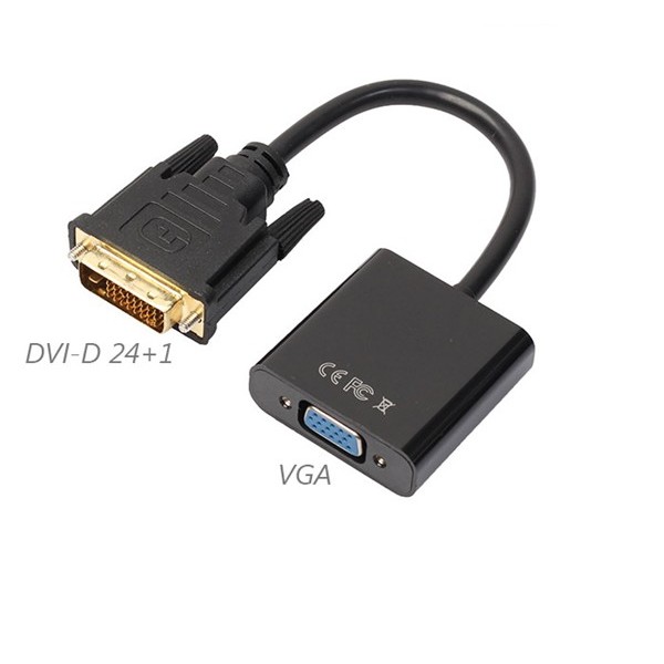 Cáp chuyển từ đầu DVI chuẩn D sang VGA adapter