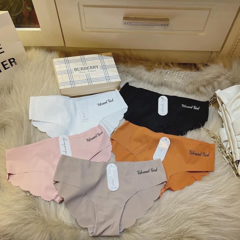 combo 5 Quần lót đúc 1028 su lượn sóng siêu hot không viền có size m l