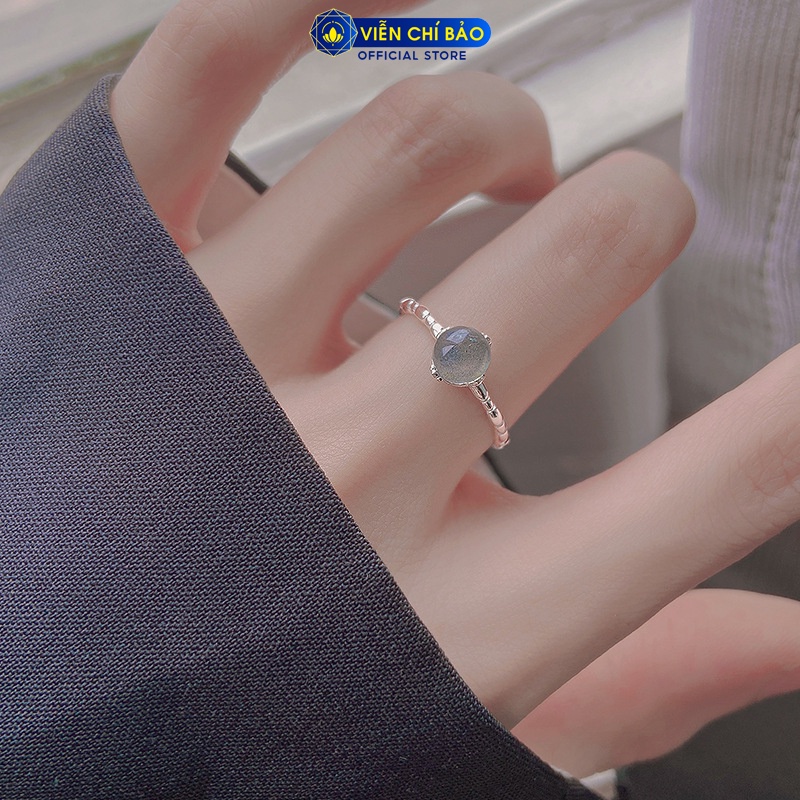 Nhẫn bạc nữ hình Mặt trăng nhỏ chất liệu bạc 925 thời trang phụ kiện trang sức nữ Viễn Chí Bảo N000573x