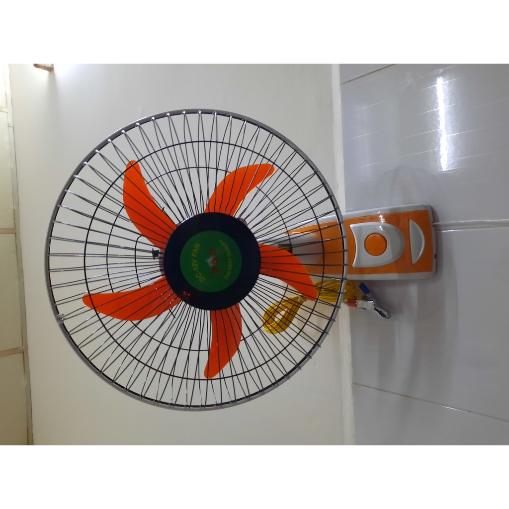 Quạt Kẹp Bình 12V. Loại Treo, Cánh 3 tấc. Có 3 Tốc Độ Gió Khác Nhau.