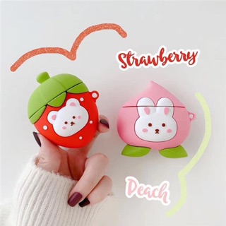 🍓 Case ảipods 1/2 dâu đào có bé thỏ cute