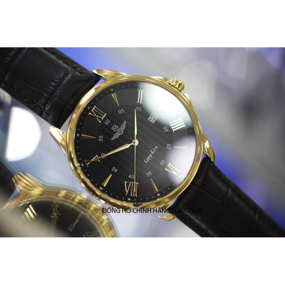 Đồng hồ nam nữ SRWATCH SG3003.4601CV và SL3003.4601CV  mặt đen kính Sapphire Crystal ,mặt tròn, sang trọng, lịch lãm | BigBuy360 - bigbuy360.vn