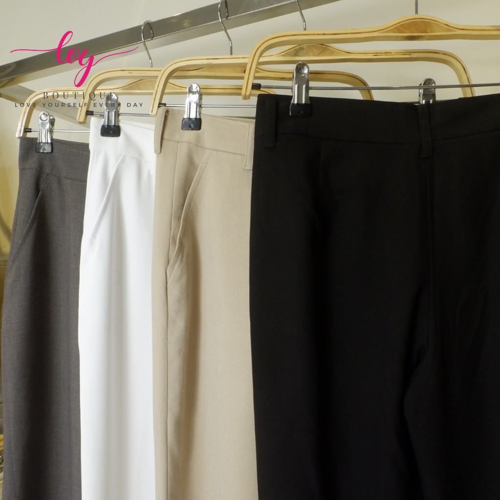 Quần tây nữ 💗 quần ống suông lưng cao ➖ chuẩn CÔNG SỞ nữ [ HÌNH + HÀNG SHOP THIẾT KÊ] | BigBuy360 - bigbuy360.vn