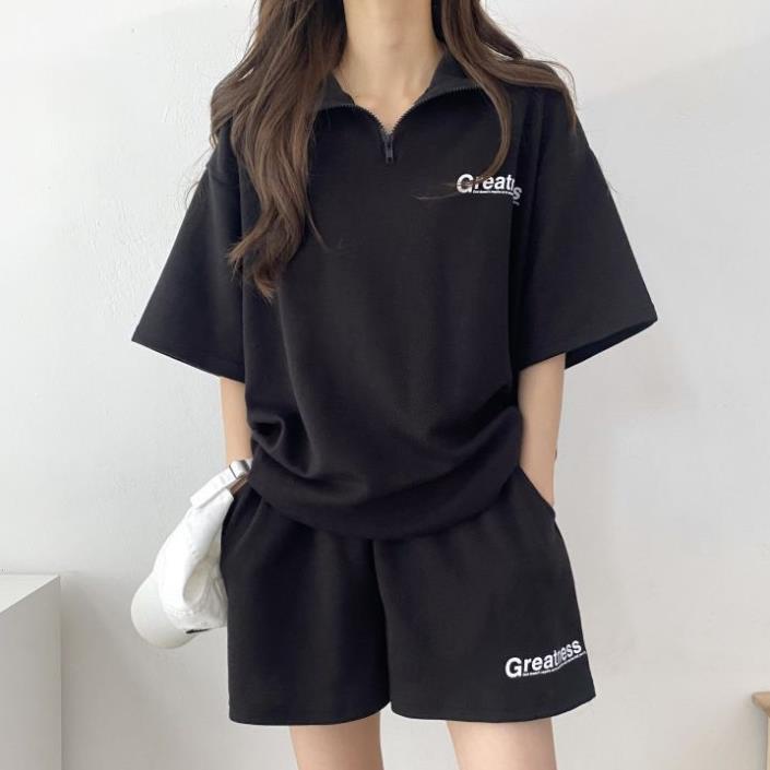 Bộ Đùi Nam Nữ Form Rộng Hàn Quốc Greatness- Bộ Đùi Tay Lỡ  Dày Mịn Thoáng Mát Thiết Kế  Kiểu Dáng Năng Động Trẻ Trung