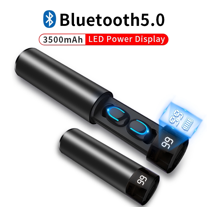 Tai Nghe Không Dây Q67 Tws Kết Nối Bluetooth 5.0 Chống Nước Có Micro Và Phụ Kiện