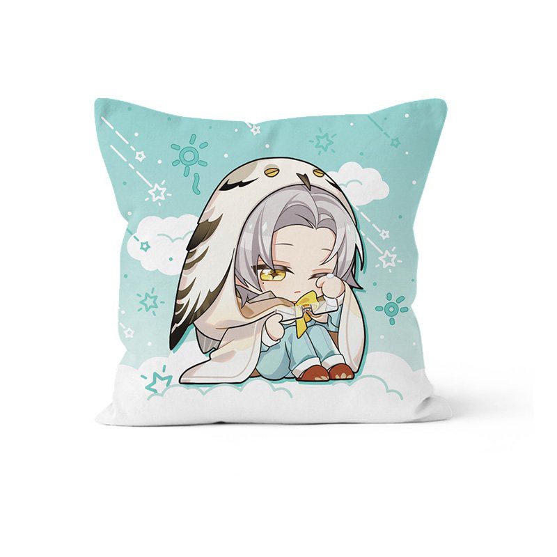 Gối IN HÌNH TEAR OF THEMIS ver ĐỒ NGỦ THÚ game chibi anime xinh xắn tiện lợi chất đẹp