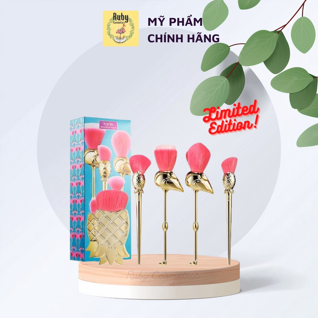 Bộ Cọ Tarte Let’s Flamingle Brush Set Limited Edition (5 món)