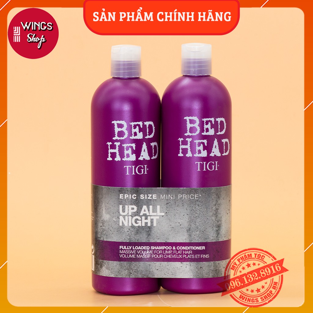 Cặp Dầu Gội Xả TIGI Tím 750ML | Giúp Tăng Phồng, Giảm Dầu, Bết Tóc | Hàng Chính Hãng