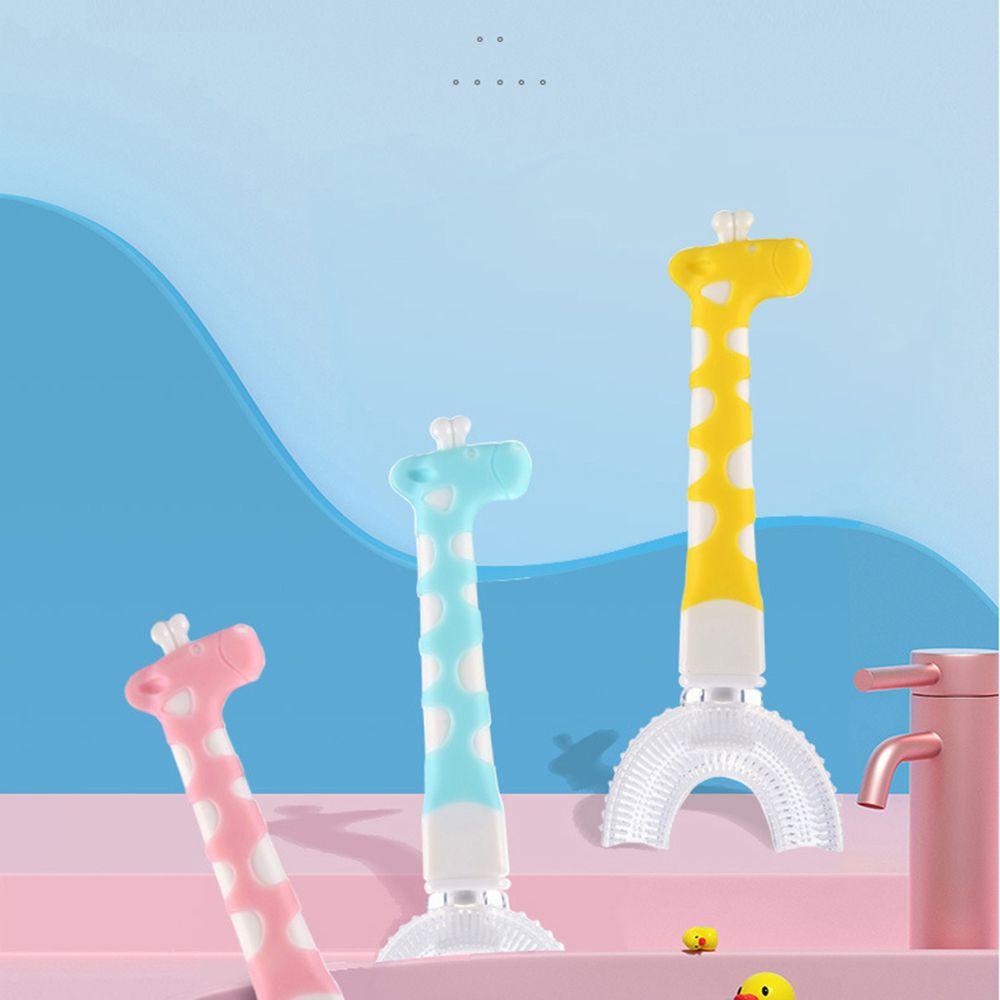 NIUYOU Bàn Chải Đánh Răng Bằng Silicone Mềm Mại Hình Chữ U Tiện Dụng