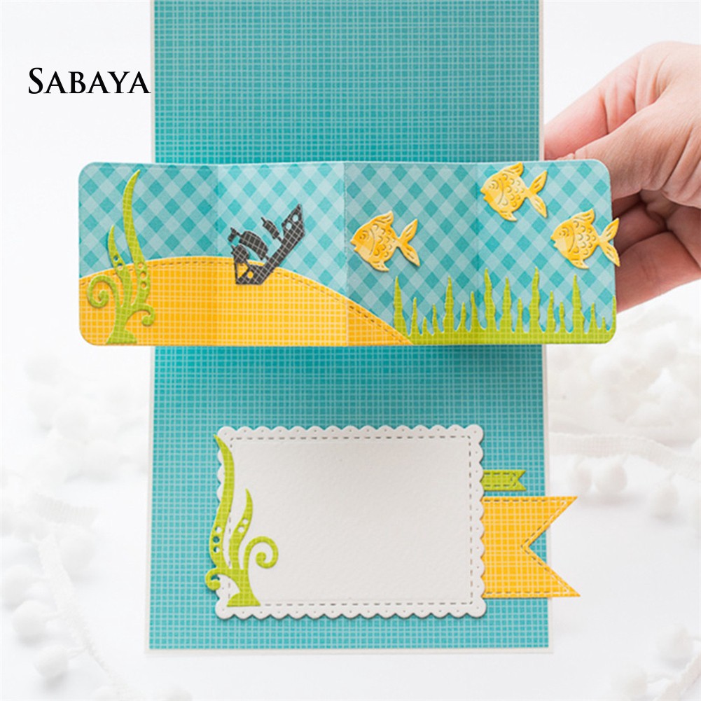 Khuôn Cắt Giấy Làm Từ Kim Loại Tạo Khung Viền Ren Hoa Trang Trí Scrapbook