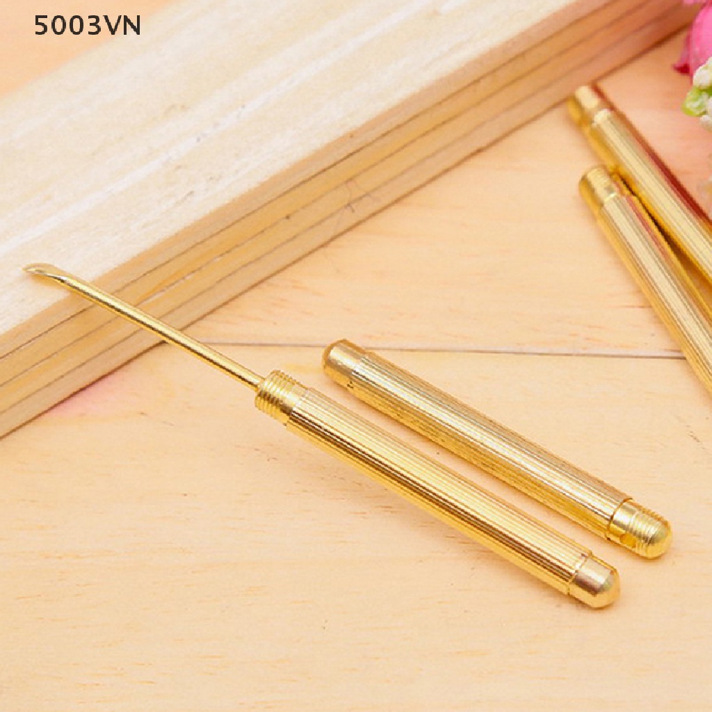 Dụng Cụ Lấy Ráy Tai Màu Vàng Gấp Gọn Tiện Dụng