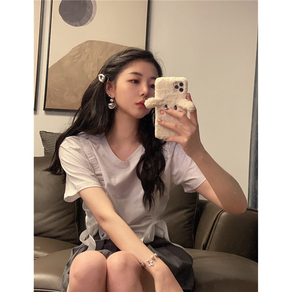 áo croptop ulzzang ruy băng cá tính (ms: CS1981)