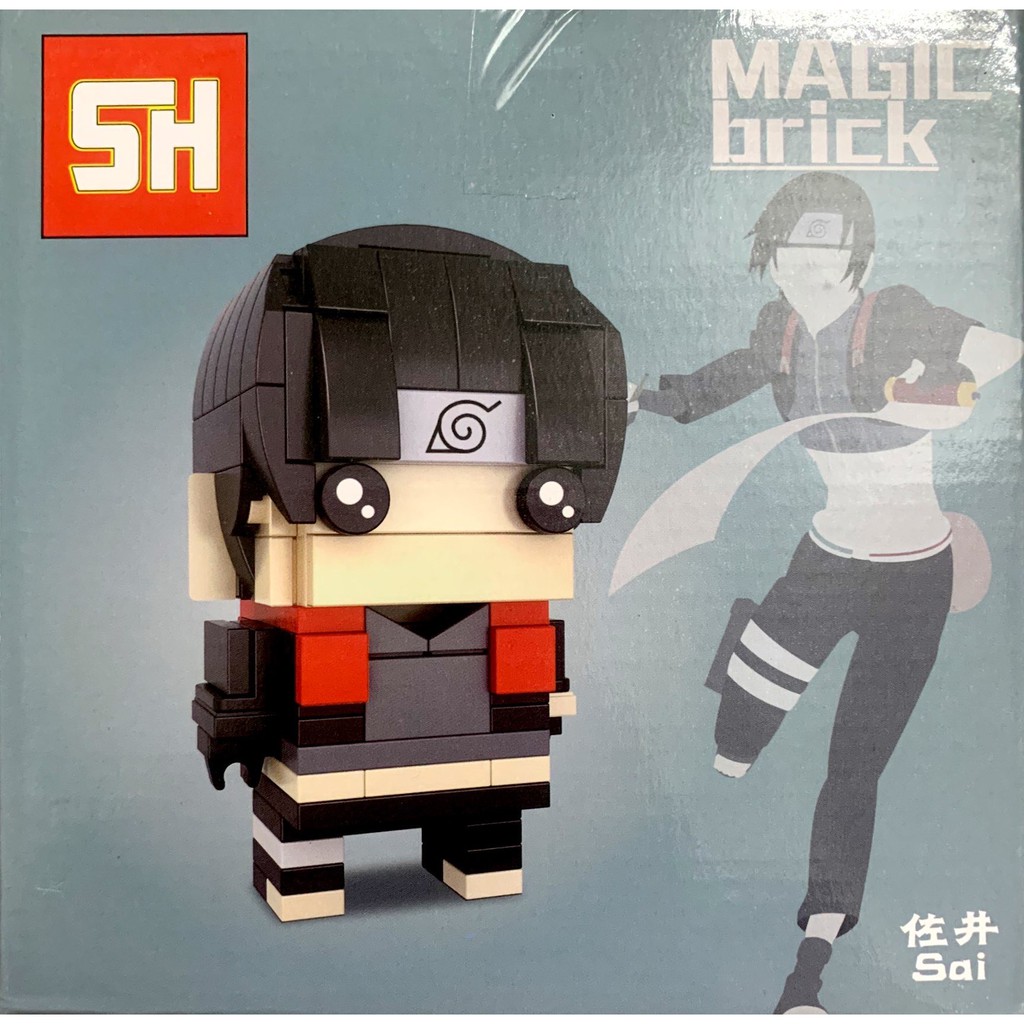 Mô Hình Lắp Ráp Naruto Sai - Minifigure Đầu Vuông