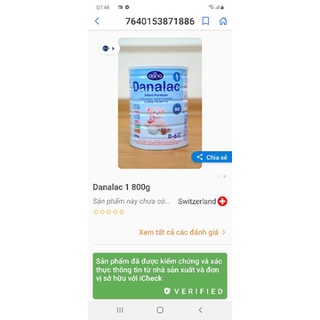 (combo 6 lon) Danalac 0-6/800g chỉ 650k